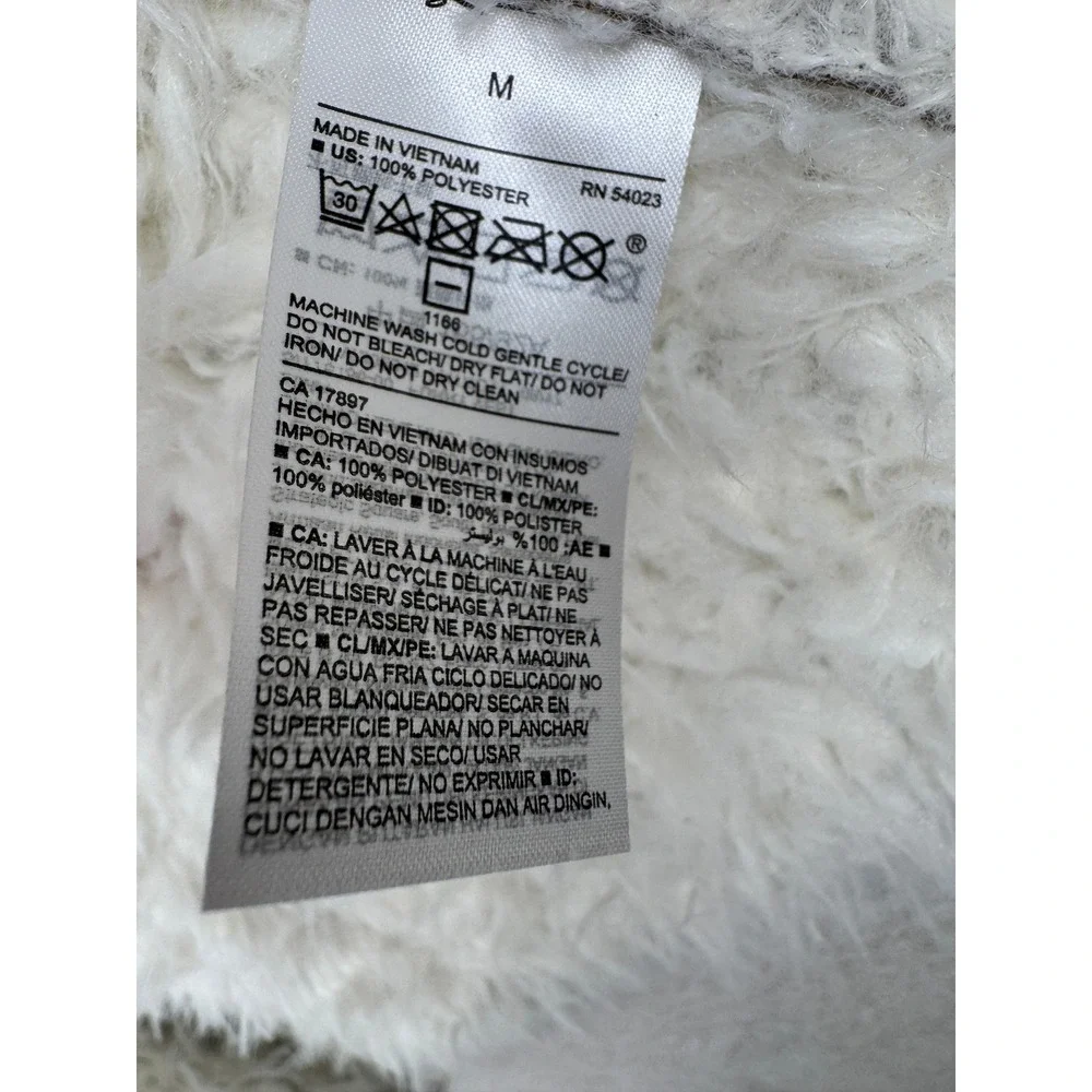 Old Navy Faux Fur Vest — Size M — Penny Lane Style Boho Tan